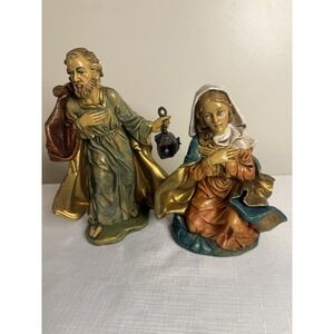 vintage‎ fontanini nativity figures Mary & Joseph